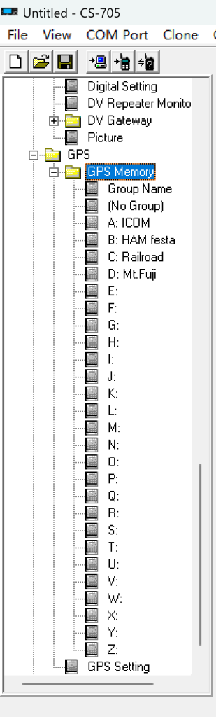 GPS列表